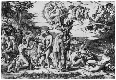 Le Jugement de Paris - Marcantonio Raimondi